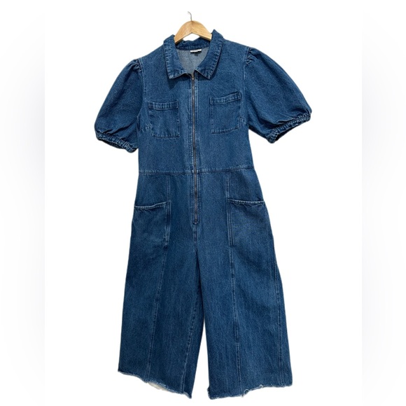 THE ODELLS Tamil  Denim Jumpsuit INDIGO SIZE 10 - Picture 4 of 15